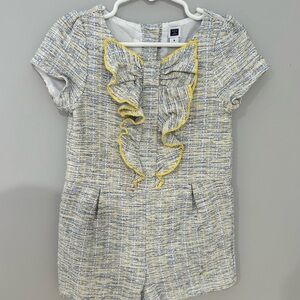 Janie & Jack Tweed Romper